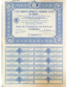 1931 - C.IE DES PRODUITS CHIMIQUES ET CHARBONS ACTIFS ED....