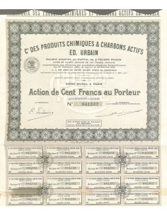 1934 - C.IE DES PRODUITS CHIMIQUES ET CHARBONS ACTIFS ED....