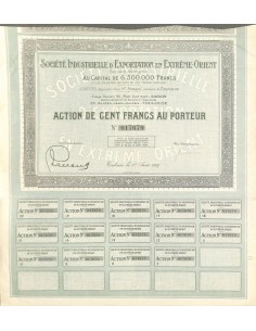 1927 - INDUSTRIELLE D'EXPORTATION EN EXTREME-ORIENT SOC.