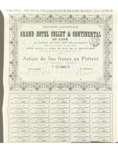 GRAND HOTEL COLLET ET CONTINENTAL DE LYON