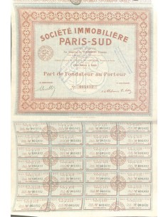 1930 - PARIS-SUD SOC. IMMOBILIERE