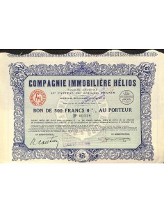 1930 - HELIOS COMPAGNIE IMMOBILIERE