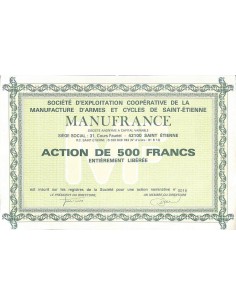 MANUFRANCE - SOC. D'EXPLOIT. COOP. DE LA MANUFACTURE...