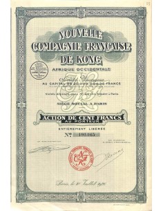 1926 - NOUVELLE COMPAGNIE FRANCAISE DE KONG