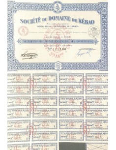 1927 - DOMAINE DE KEBAO SOC. DU