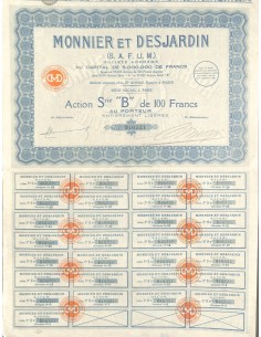 1928 - MONNIER ET DESJARDIN