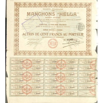 1907 - MANCHONS HELLA