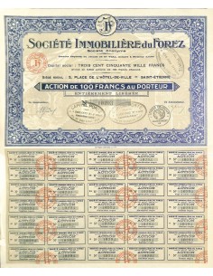 1929 - IMMOBILIERE DU FOREZ SOC.