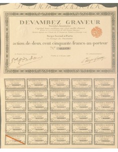1927 - DEVAMBEZ GRAVEUR
