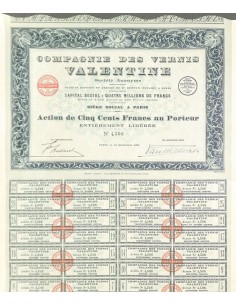 1927 - VALENTINE - COMPAGNIE DES VERNIS