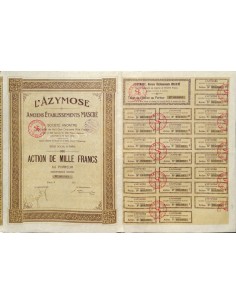 1925 - L'AZYMOSE (ANCIENS ETABLISSEMENTS MASCRÉ)