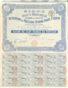 1919 - S.I.D.P.E. SOC. INDUSTR. INSTRUMENTS DE PRECISION...