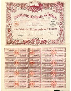1927 - COMPAGNIE GENERALE DES TABACS