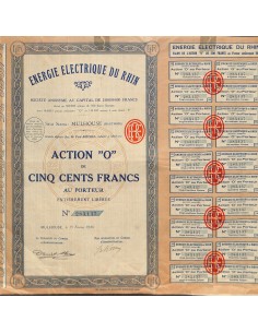 1930 - ENERGIE ELECTRIQUE DU RHIN
