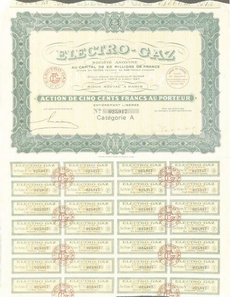 1927 - ELECTRO-GAZ