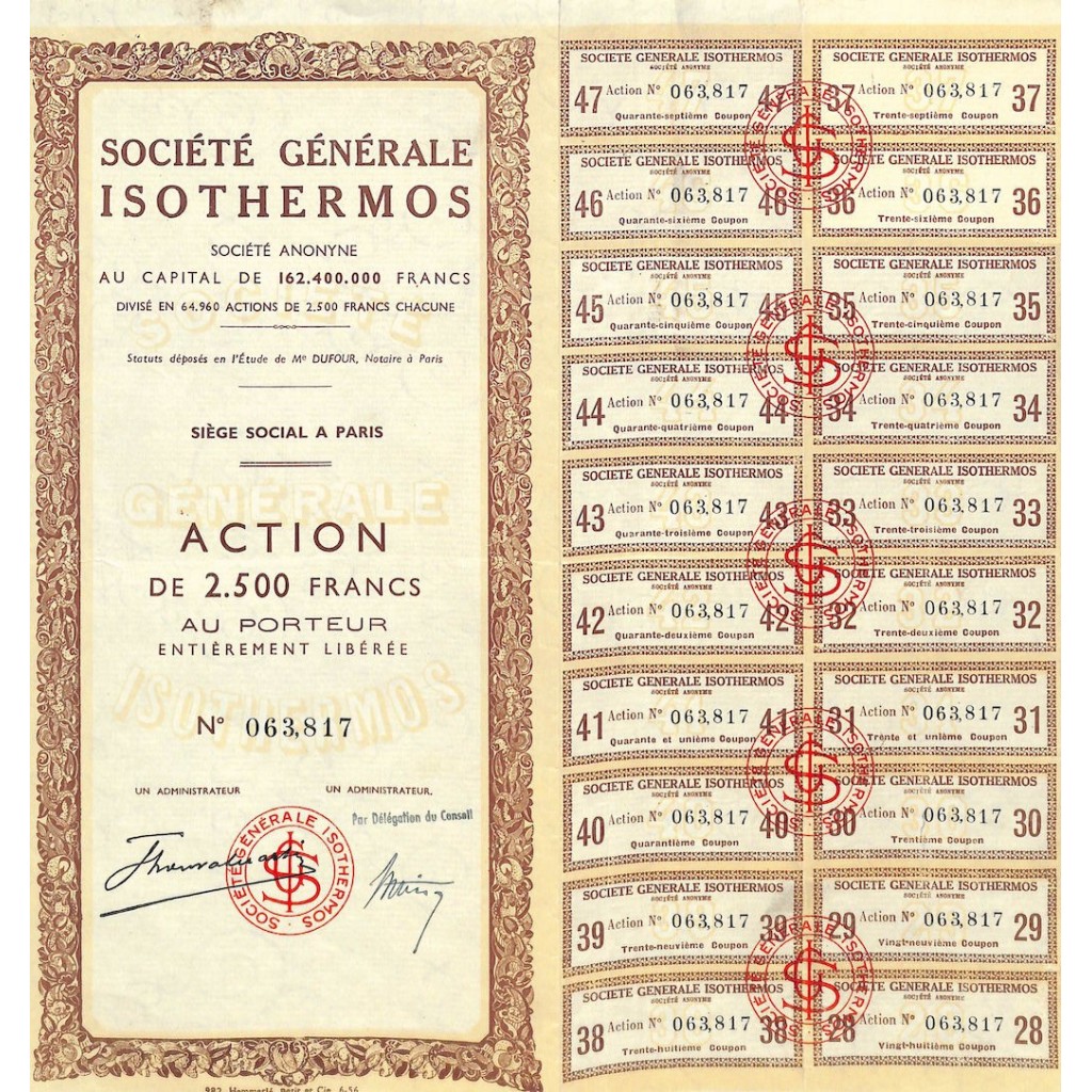 1900 - ISOTHERMOS SOC. GENERALE