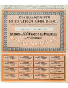 1924 - REYNAUD, MATOUT ET C.IE ETABLISSEMENTS