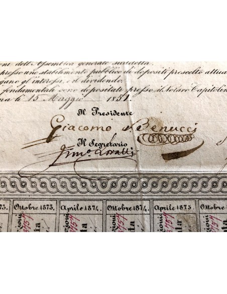 1851 - ROMANA DELLE MINIERE DI FERRO E SUE LAVORAZIONI SOC. - ROMA