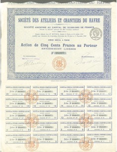 1920 - ATELIERS ET CHANTIERS DU HAVRE SOC. DES