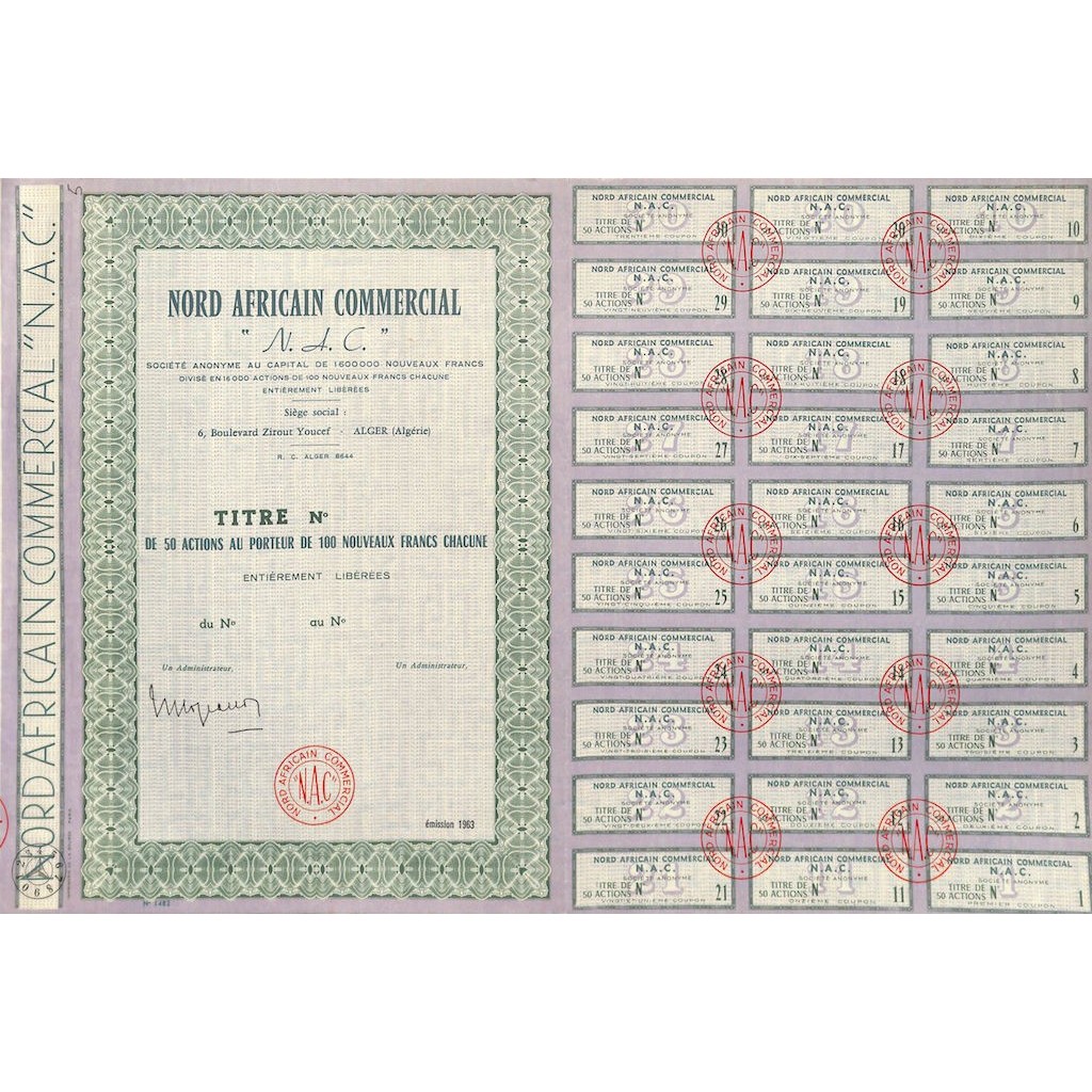 1963 - NORD AFRICAIN COMMERCIAL