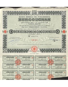 1951 - BERGOUGNAN CAOUTCHOUC BRUT ET MANUFACTURÉ