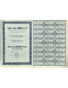 1953 - LOUIS DUMAS ET C.IE ETABLISSEMENTS