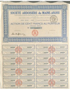 1924 - ARDOISIERE DU MAINE-ANJOU SOC.