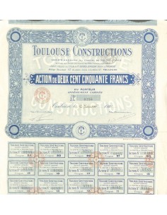 1921 - TOULOUSE CONSTRUCTIONS
