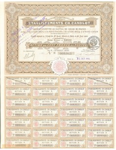 1924 - CH. CANDLOT ETABLISSEMENTS
