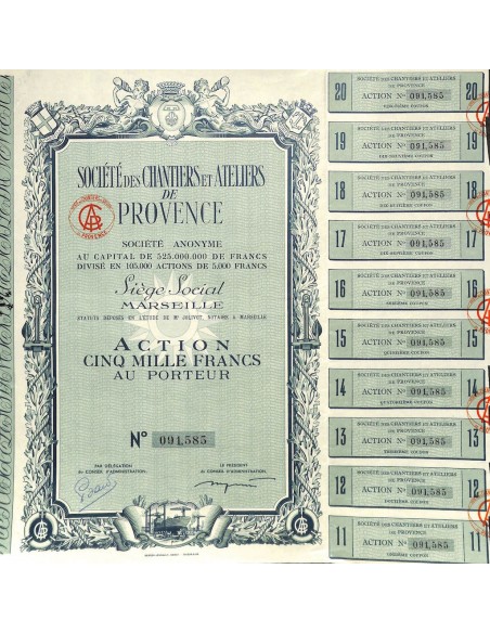 CHANTIERS ET ATELIERS DE PROVENCE SOC. DES