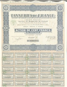 1928 - TANNERIES DE FRANCE