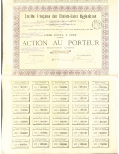 1899 - CHALETS-BAINS HYGIENIQUES SOC. FRANCAISE DES