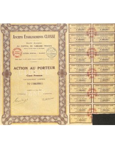 1925 - CLOSSE ANCIENS ETABLISSEMENTS