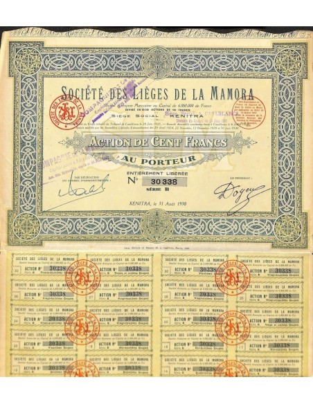 1930 - LIEGES DE LA MAMORA SOC. DES