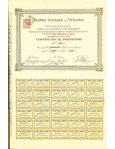 1894 - TEATRO SOCIALE DI VENARIA