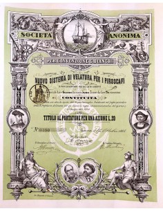 1885 - SOC. ANONIMA PER L'INVENZIONE G. BIANCHI NUOVO...