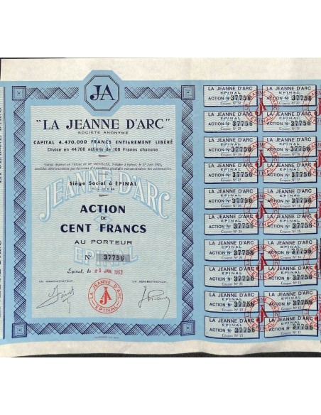 1963 - LA JEANNE D'ARC