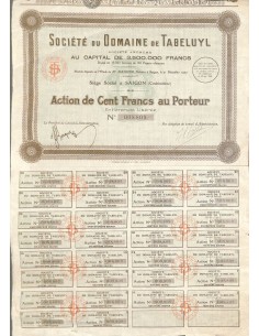1928 - DOMAINE DE TABELUYL SOC. DU