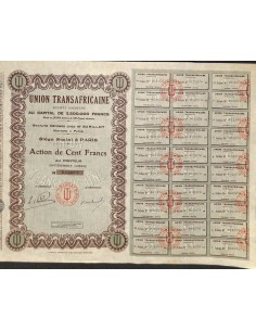 1931 - UNION TRANSAFRICAINE