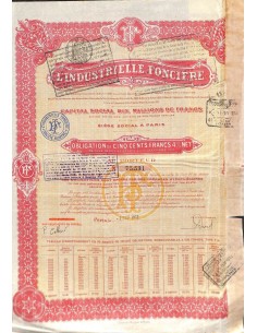 1912 - L'INDUSTRIELLE FONCIERE