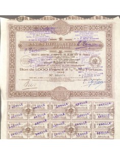1930 - OMNIUM ELECTRIQUE ET INDUSTRIEL DU MIDI