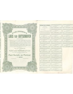 1928 - LOUIS VAN GOITSENHOVEN ETABLISSEMENTS