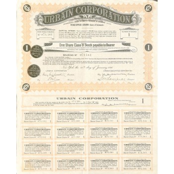 1926 - URBAIN CORPORATION