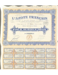 1926 - L'AZOTE FRANCAIS