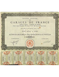 1940 - GARAGES DE FRANCE