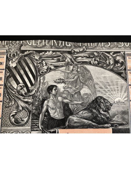 1901 - COMPANIA GENERAL DE MINAS Y SONDEOS - CEDULA - BARCELONA