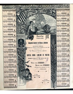 1901 - COMPANIA GENERAL DE MINAS Y SONDEOS - SERIE A -...