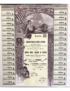 1901 - COMPANIA GENERAL DE MINAS Y SONDEOS - SERIE B -...