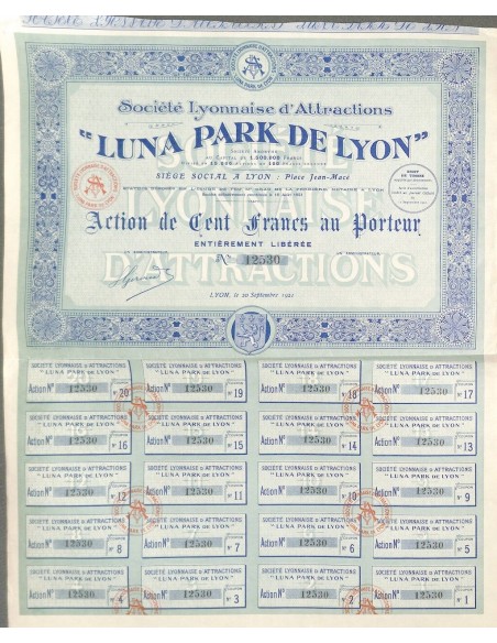 1921 - LUNA PARK DE LYON