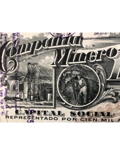 1920 - COMPANIA MINERO METALURGICA LOS GUINDOS - 1 AZIONE... 2